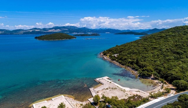 Studio flat with balcony and sea view Drače, Pelješac (AS-10211-a)