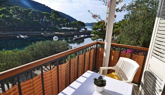 Studio flat with balcony and sea view Pasadur (Lastovo) (AS-8351-b)