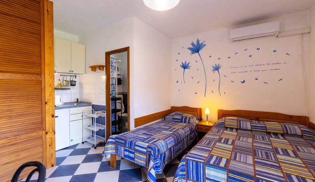 Studio flat with balcony Sućuraj, Hvar (AS-6852-f)