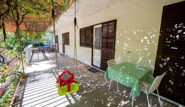 Studio flat with balcony and sea view Grebaštica, Šibenik (AS-14317-a)