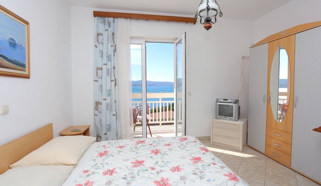 Studio flat with balcony and sea view Stanići (Omiš) (AS-2818-a)