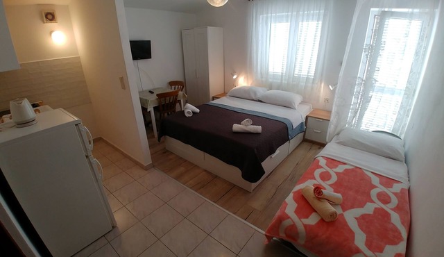 Studio flat with balcony and sea view Sali, Dugi otok (AS-443-c)
