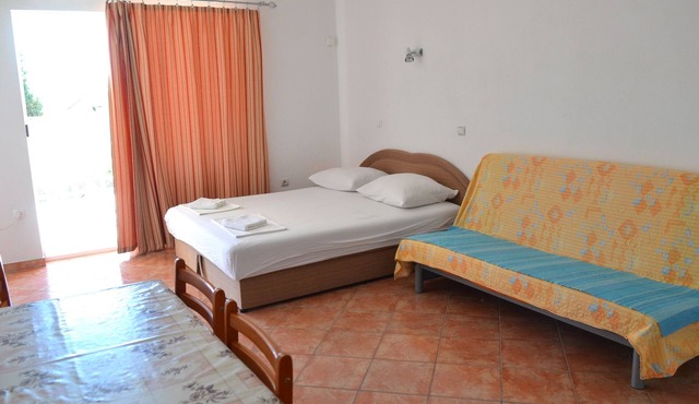 Studio flat with balcony and sea view Gradac, Makarska (AS-13681-a)
