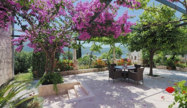 Studio flat with balcony and sea view Slano, Dubrovnik (AS-2682-a)