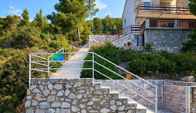 Studio flat with balcony and sea view Cove Sutmiholjska, Mljet (AS-22318-b)