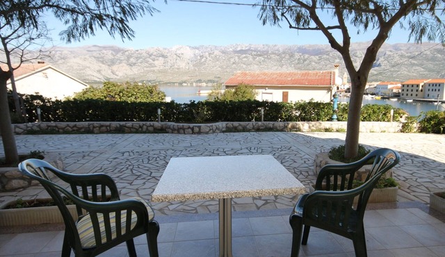 Studio flat with terrace and sea view Vinjerac, Zadar (AS-3248-b)
