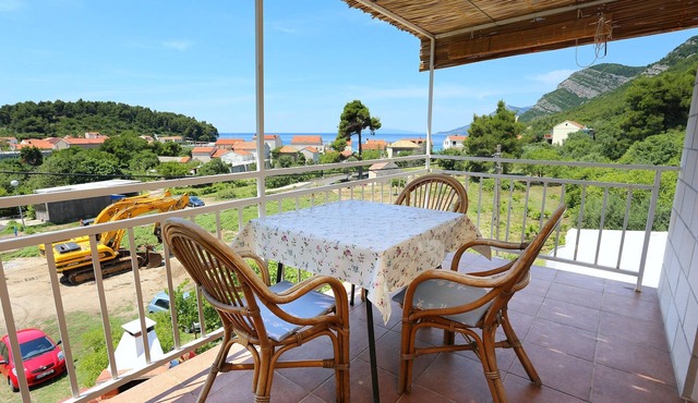 Studio flat with terrace and sea view Žuljana, Pelješac (AS-254-a)
