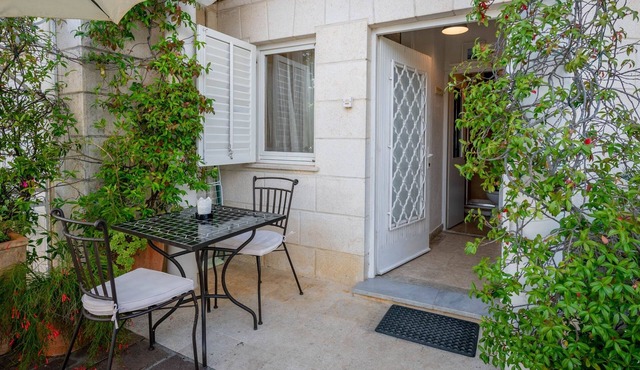 Studio flat with terrace and sea view Lovran, Opatija (AS-14178-b)