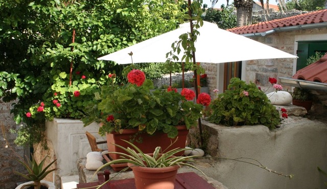 Studio flat with terrace Vrboska, Hvar (AS-4601-a)