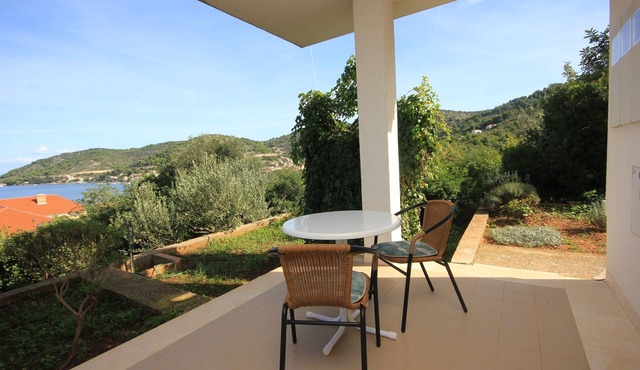 Studio flat with terrace and sea view Vis (AS-2470-b)