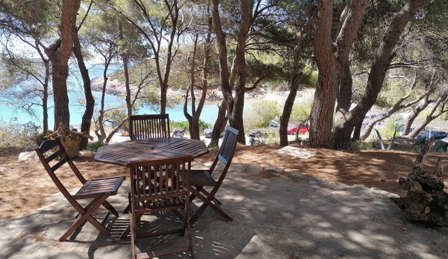 Studio flat with terrace and sea view Milna, Vis (AS-8490-a)