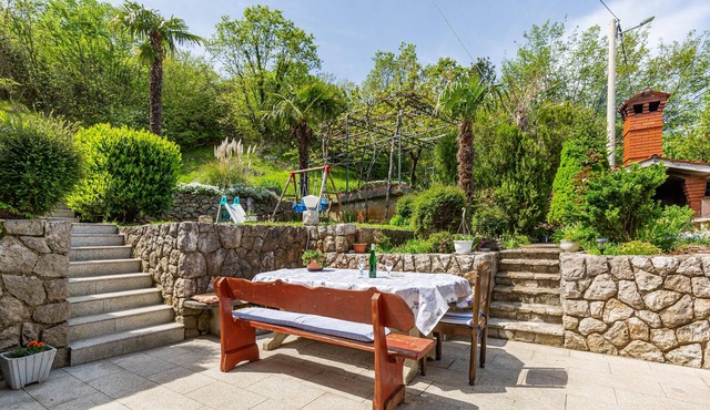 Studio flat with terrace Brseč, Opatija (AS-7796-b)