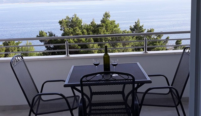 Studio flat with terrace and sea view Medići, Omiš (AS-1045-a)