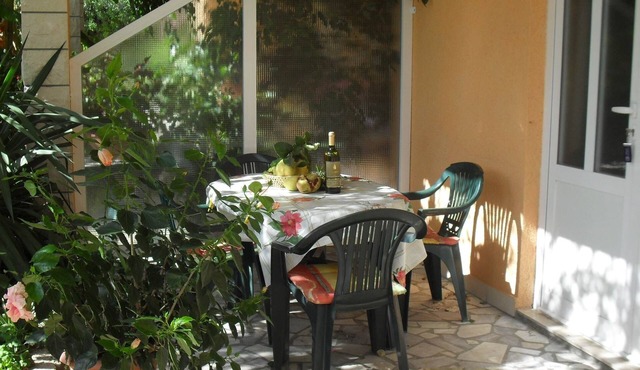 Studio flat with terrace Orebić, Pelješac (AS-648-c)