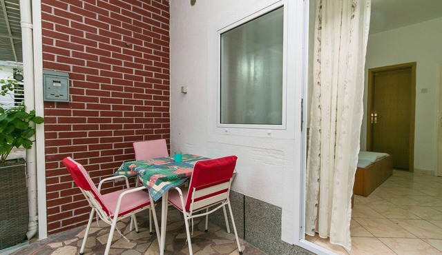 Studio flat with terrace Podaca, Makarska (AS-4734-a)