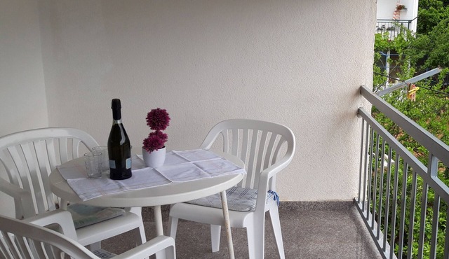 Studio flat with terrace and sea view Podaca, Makarska (AS-6745-d)