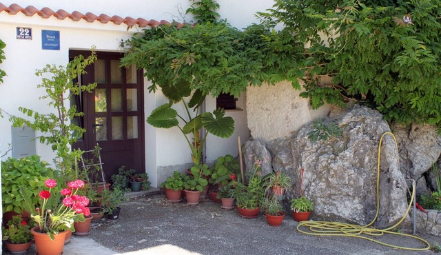 Studio flat with terrace and sea view Punat, Krk (AS-5428-a)