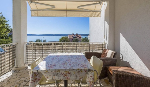 Studio flat with terrace and sea view Selce (Crikvenica) (AS-4801-a)