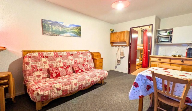 Studio for 4 at the slopes - Pets allowed