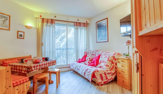 Studio for 4 in Barèges with elevator