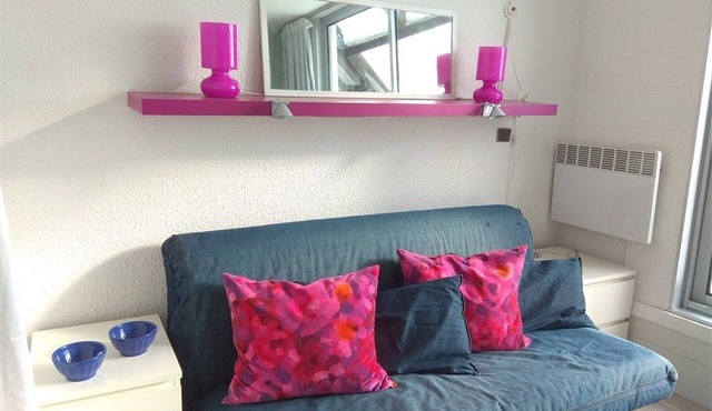 Studio for 4 in Piau-Engaly with balcony and slope view