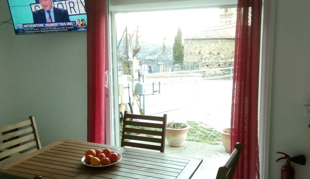 Studio for 4 people, breathtaking view