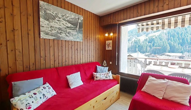 Studio for 4, village center, near shops and slopes, TV included