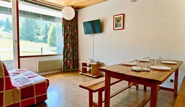 Studio for 4 with balcony, pets allowed