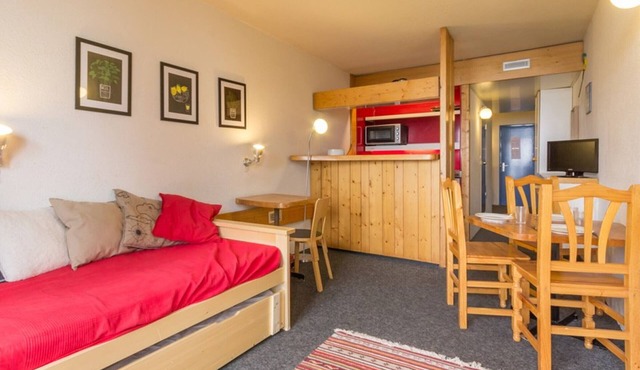 Studio for 5 people, balcony, Les Arcs 2000