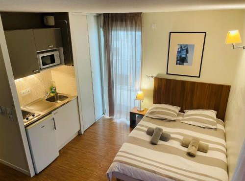 Studio Harmonie Confluence Lyon City et piscine chauffante