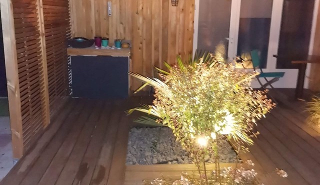 STUDIO "house" with TERRACE at the foot of the cycle paths