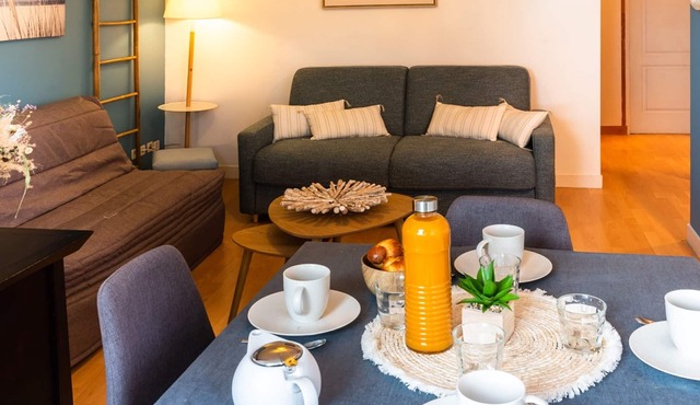 Studio in Guidel 100m from the beach with parking