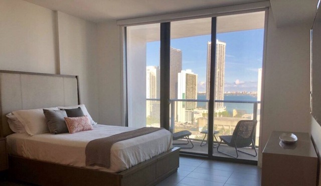 Studio in NEW building with views in the Arts & Entertainment District