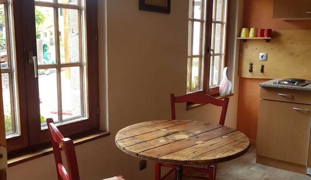 Studio irrkrut in a typical Alsatian village