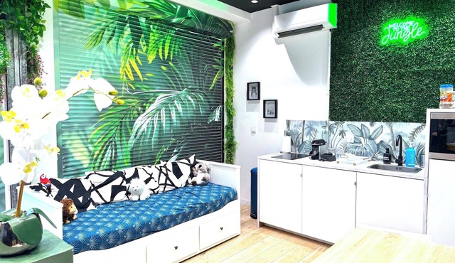 Studio "Jungle "*Netflix*video projector*WIFI