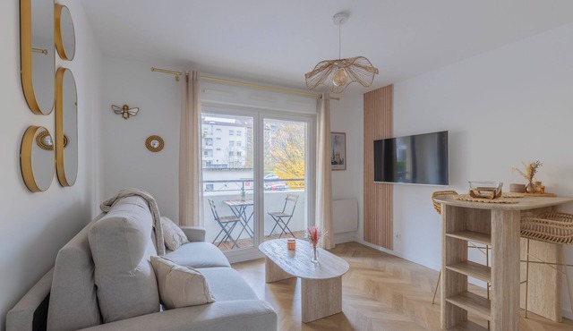 Studio La parenthèse Messine - Parking & Terrace