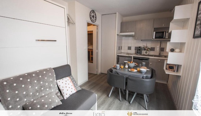 Studio LE COL DU TOURMALET 2-4 pers linge parking wifi