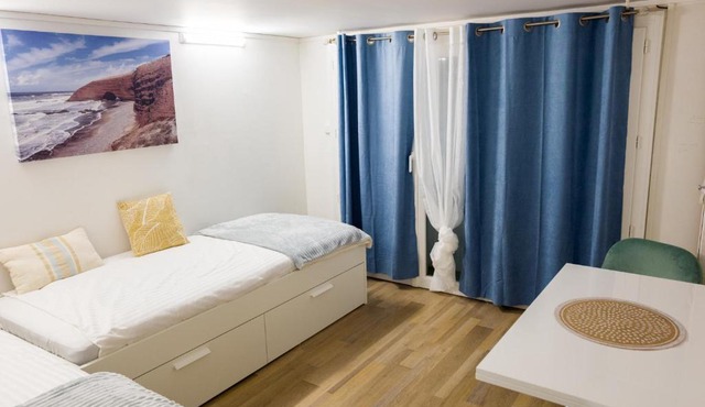Studio Le Coquillage Bleu - Un pied-à-terre entre le sable fin et le rire facile !