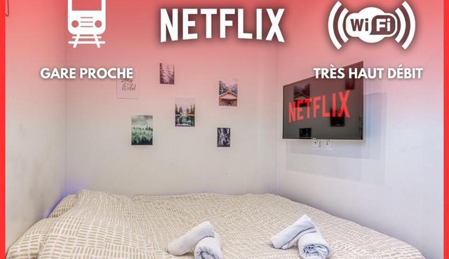 Studio Le Saphir NEUF & Cosy - Gare Parilly