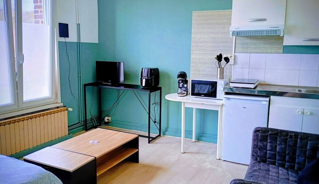 Studio, Lens, SdB privée sur le palier, Bollaert
