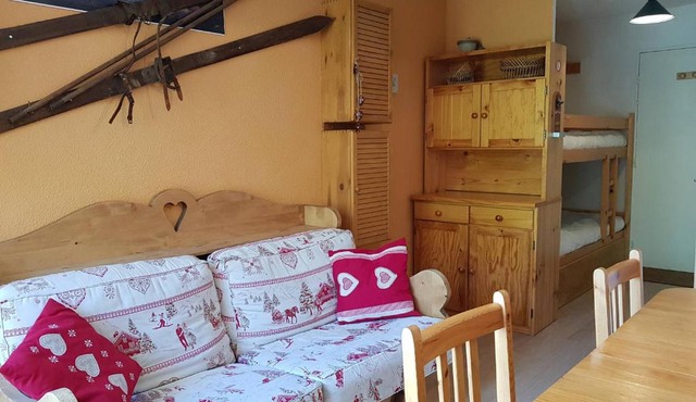 Studio Les Arcs 2000, 1 pièce, 3 personnes - FR-1-411-439