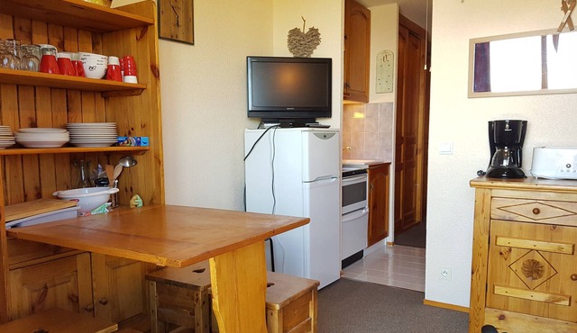 Studio Les Arcs 2000, studio flat, 3 persons