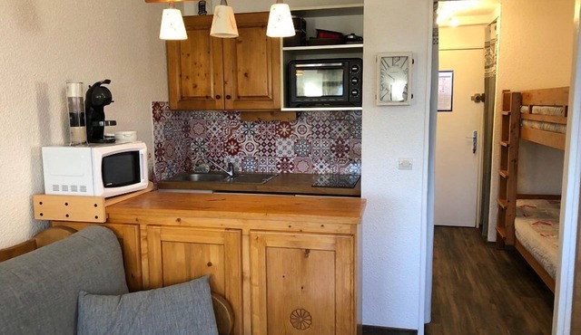 STUDIO + LIVING ROOM ALPE D'HUEZ QUARTIER PASSEAUX