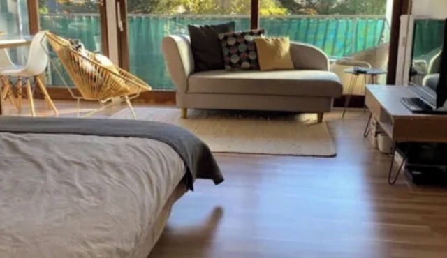 Studio lumineux avec terrasse à deux pas de Genève