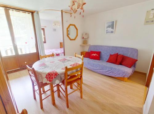 Studio lumineux avec loggia proche village des Rousses - FR-1-834-4