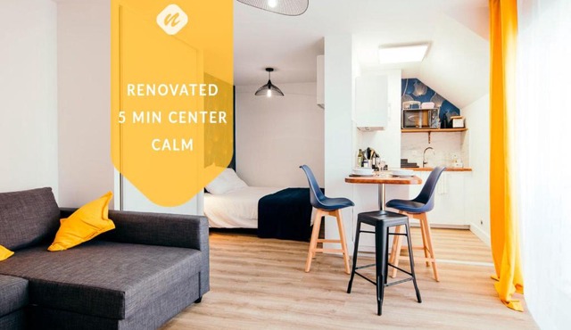 Studio Méan near Airbus and Chantiers Atlantique - wifi - parking