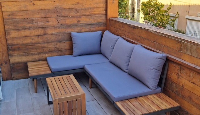 Studio maisonnette 5 minutes' walk from the beautiful Agosta beach in Albitreccia
