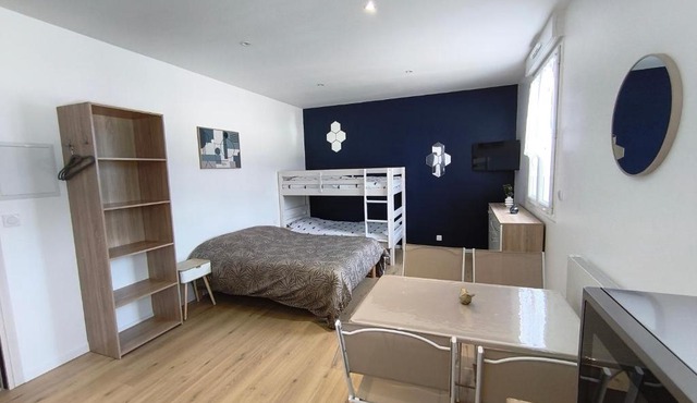 Studio MARINE, neuf, proche Royan&Plages-calme&tt équipé,