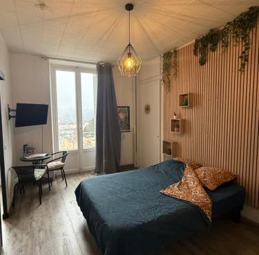 Studio meublé en Centre Ville avec vue sur la Dent du Chat