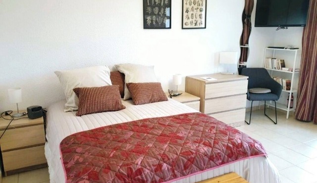 Studio Montbrun-les-Bains, Le Hameau des Sources, village view and Mont Ventoux